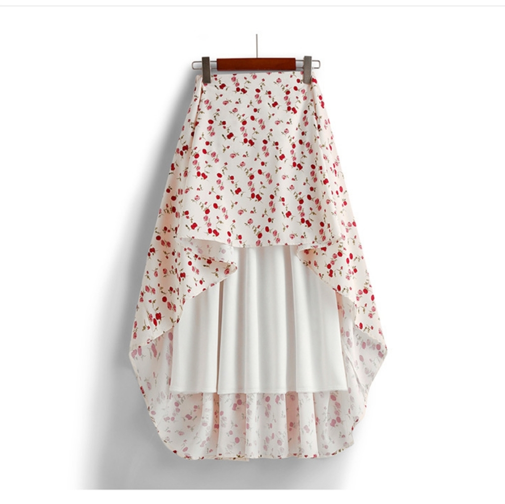 Vintage Rose Floral Skirt - Picture 3 of 8